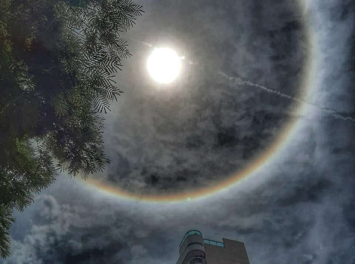 Fenômeno solar é registrado no céu de Rio Branco nesta sexta-feira